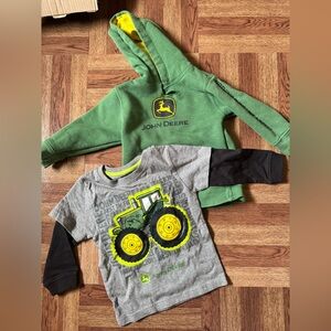 John Deere long sleeve and sweatshirt